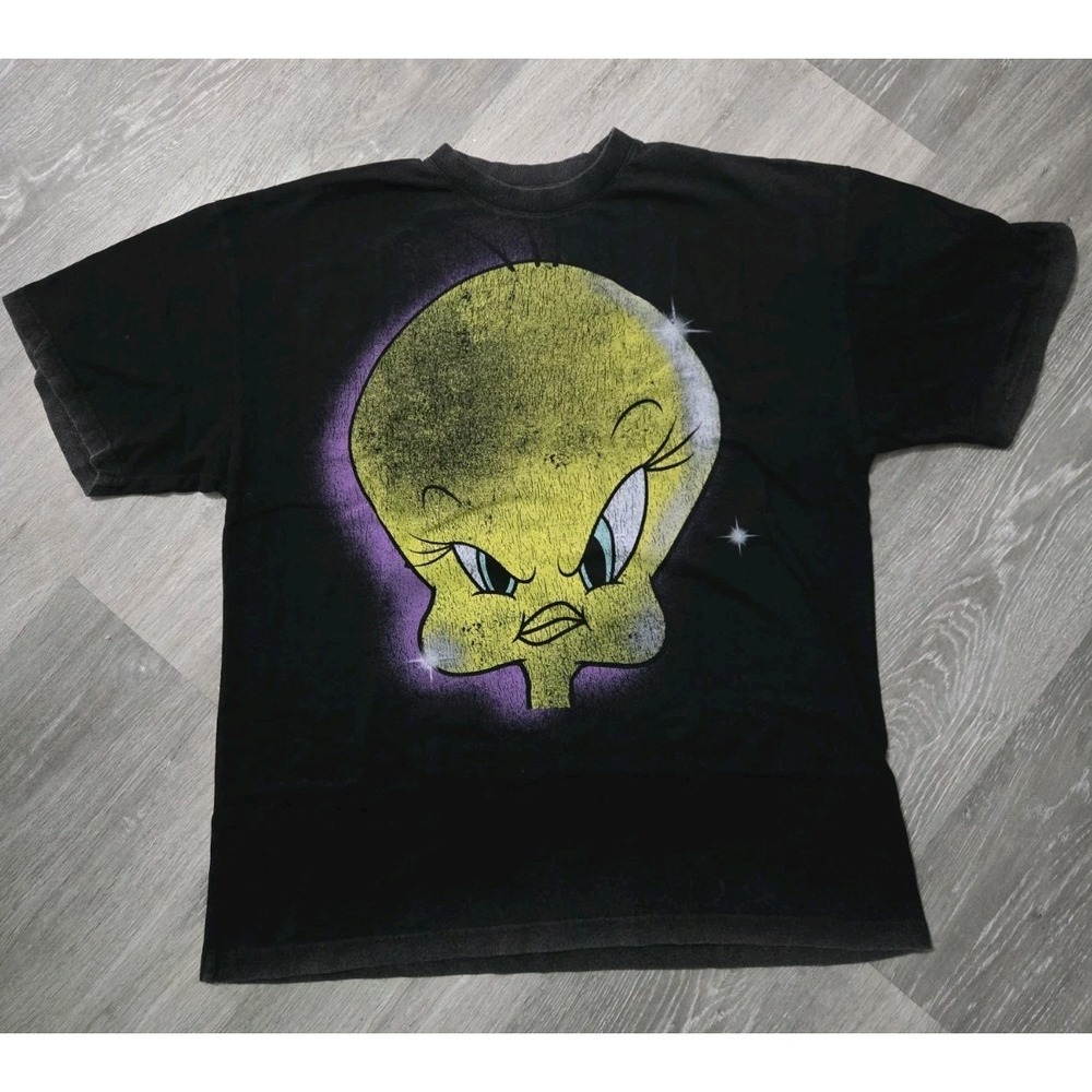 Civil Regime x Looney Tunes Mens Tweety Bird T Shirt Black Medium NWT RARE
